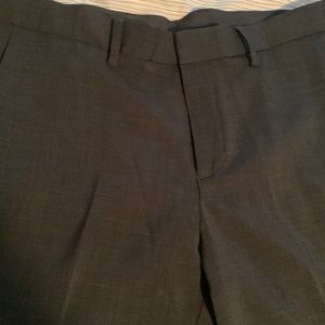 Men’s Perry Ellis dark gray dress pants. Slim fit. 34 x 32. Worn once!